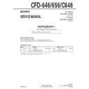 Sony CFD-646, CFD-656, CFD-C646 (serv.man3) Service Manual