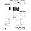 Sony CFD-758L, CFD-768L Service Manual