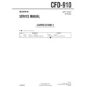 Sony CFD-910 (serv.man3) Service Manual