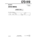 Sony CFD-910 (serv.man4) Service Manual