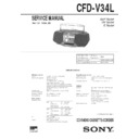 Sony CFD-930L, CFD-V34L, CFD-V37L Service Manual