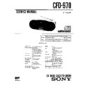 Sony CFD-970 Service Manual
