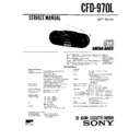 Sony CFD-970L Service Manual