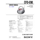 cfd-e90 service manual