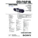 cfd-f10, cfd-f10l service manual