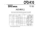 Sony CFD-K10 (serv.man2) Service Manual