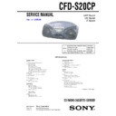 Sony CFD-S20CP (serv.man4) Service Manual