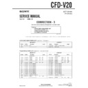 Sony CFD-V20 (serv.man17) Service Manual