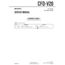 Sony CFD-V20 (serv.man9) Service Manual