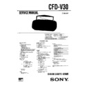 Sony CFD-V30 (serv.man2) Service Manual