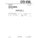 Sony CFD-V30L (serv.man6) Service Manual