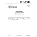Sony CFD-V34L Service Manual