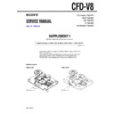 Sony CFD-V8 (serv.man2) Service Manual