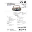 Sony CFD-V8 Service Manual