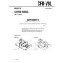 Sony CFD-V8L (serv.man2) Service Manual