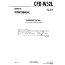 Sony CFD-W32L (serv.man2) Service Manual