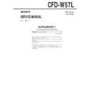 Sony CFD-W57L (serv.man2) Service Manual
