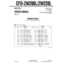 Sony CFD-ZW200L, CFD-ZW220L (serv.man3) Service Manual