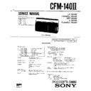 Sony CFM-140-2 (serv.man2) Service Manual