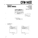 Sony CFM-140-2 (serv.man3) Service Manual