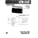 Sony CFM-140-2 Service Manual
