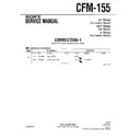 Sony CFM-155 (serv.man3) Service Manual