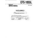 Sony CFS-1055L (serv.man2) Service Manual