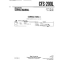 Sony CFS-200L (serv.man4) Service Manual
