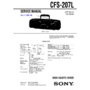 Sony CFS-207L (serv.man2) Service Manual