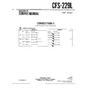 Sony CFS-229L (serv.man3) Service Manual