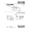 Sony CFS-E10S (serv.man2) Service Manual