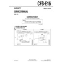 Sony CFS-E16 (serv.man2) Service Manual