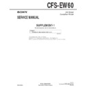 cfs-ew60 service manual