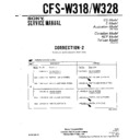 Sony CFS-W318, CFS-W328 (serv.man3) Service Manual