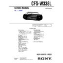 cfs-w338l service manual