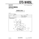 Sony CFS-W485L (serv.man2) Service Manual