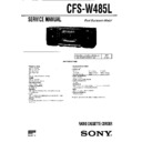 cfs-w485l service manual