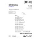 Sony CMT-C5 Service Manual