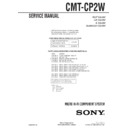 Sony CMT-CP2W (serv.man2) Service Manual