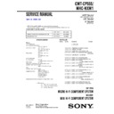 Sony CMT-CP555, MHC-NXM1 Service Manual