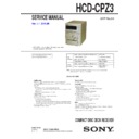 cmt-cpz3, hcd-cpz3 service manual