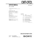 Sony CMT-CPZ3 Service Manual