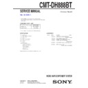 Sony CMT-DH888BT Service Manual