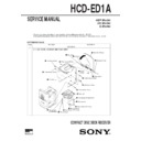 Sony CMT-ED1A, HCD-ED1A Service Manual