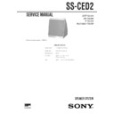 Sony CMT-ED2, CMT-ED2U, SS-CED2 Service Manual
