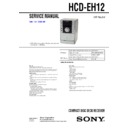 Sony CMT-EH12, HCD-EH12 Service Manual