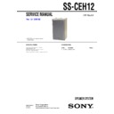 Sony CMT-EH12, SS-CEH12 Service Manual