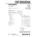 Sony CMT-EH25, CMT-EH26 Service Manual