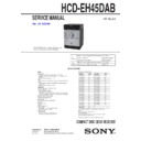 Sony CMT-EH45DAB, HCD-EH45DAB Service Manual