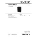 Sony CMT-EH45DAB, SS-CEH45 Service Manual